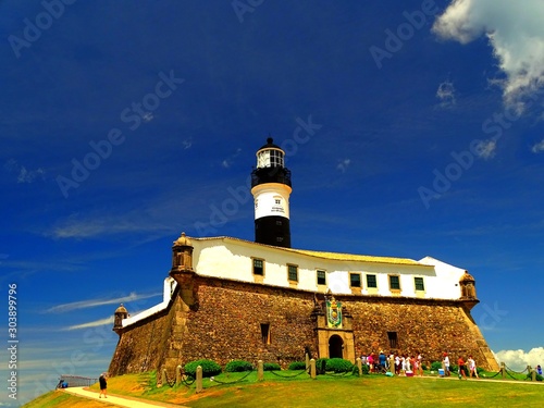 Amérique du Sud, Brésil, État de Bahia, Salvador, Fort de Santo Antonio de Barra et Musée Nautique