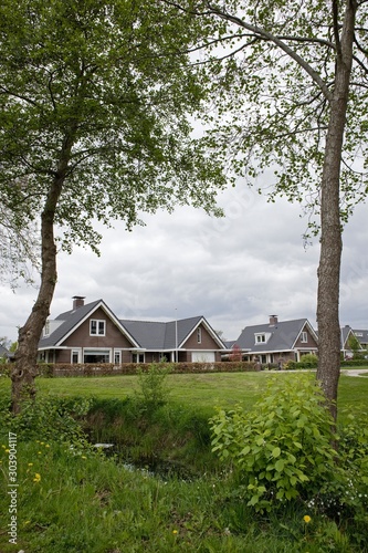 Modern residential area. De Wijk Drenthe Netherlands