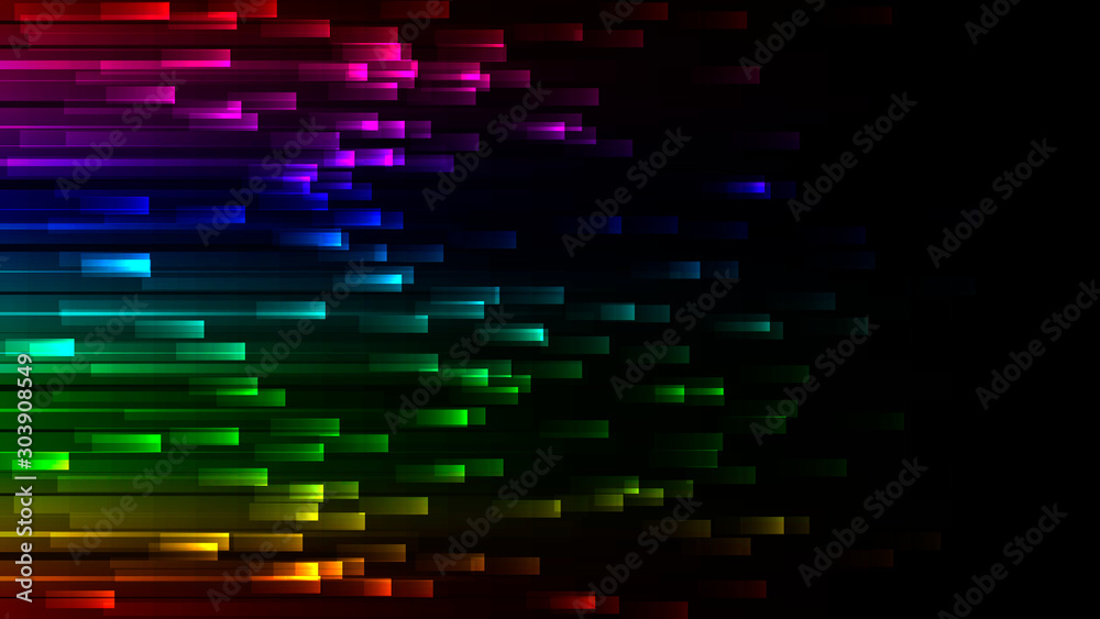 Dark abstract colorful wallpaper. Neon vector background.