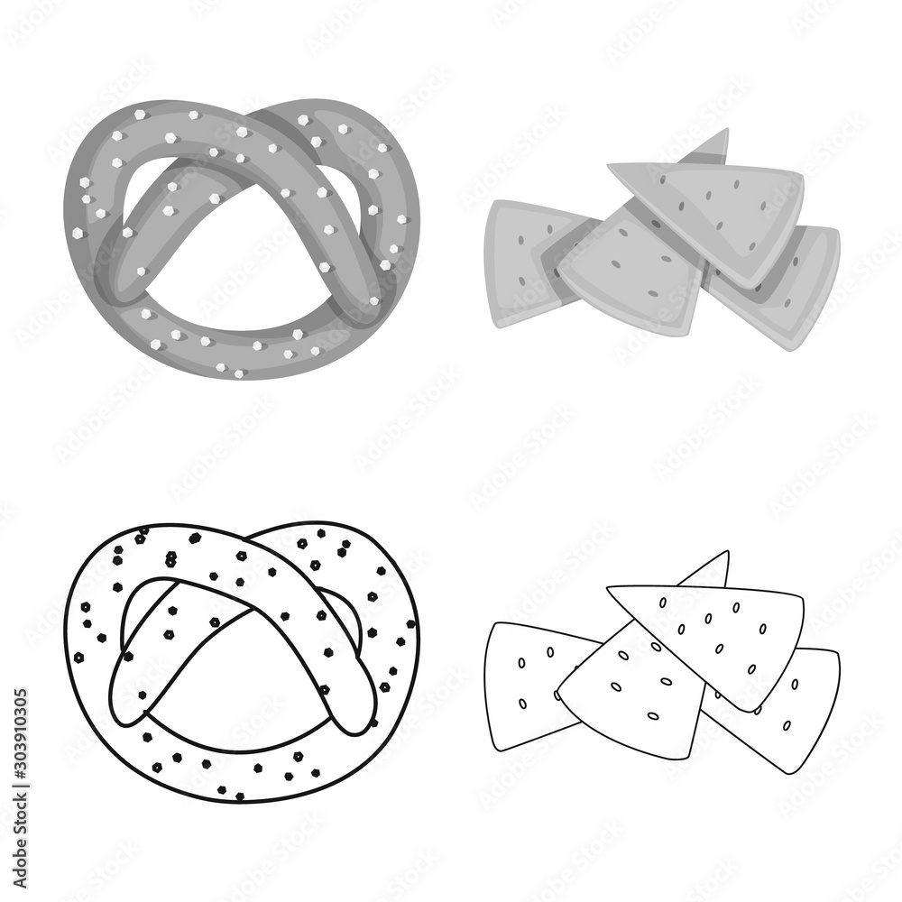 Vector design of Oktoberfest and bar icon. Set of Oktoberfest and cooking stock symbol for web. Vector design of Oktoberfest and bar icon. Set of Oktoberfest and cooking stock symbol for web.