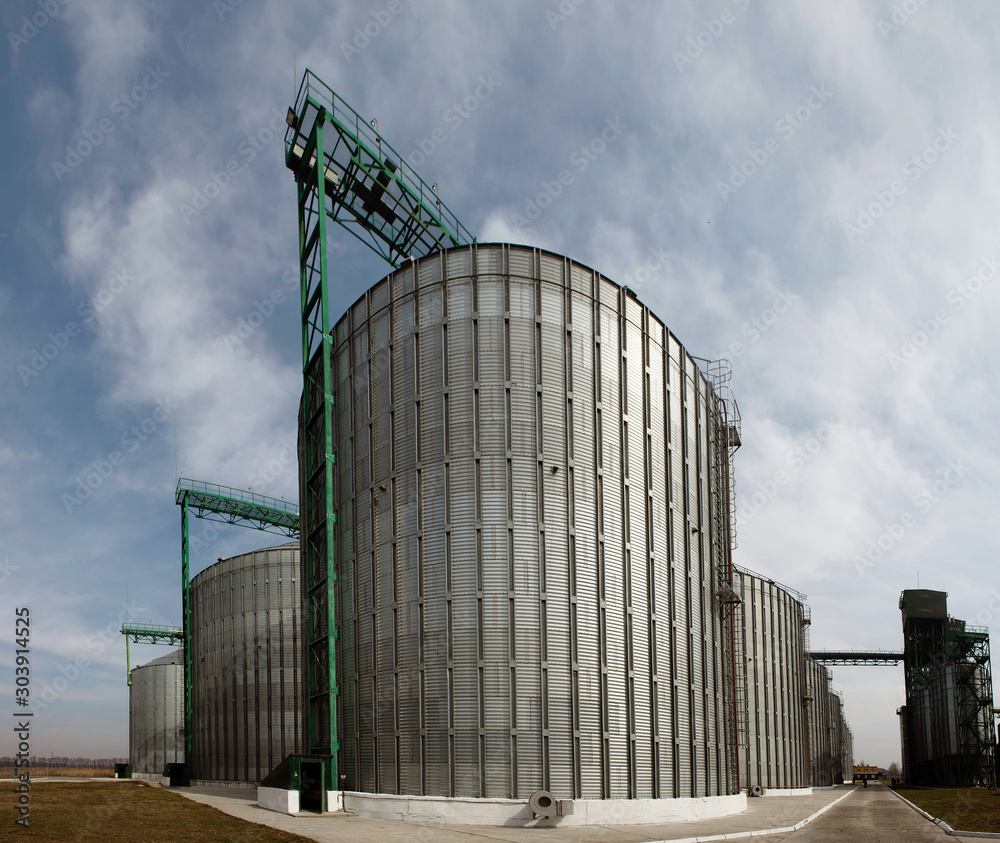 Granary specially equipped place for long-term storage of grain