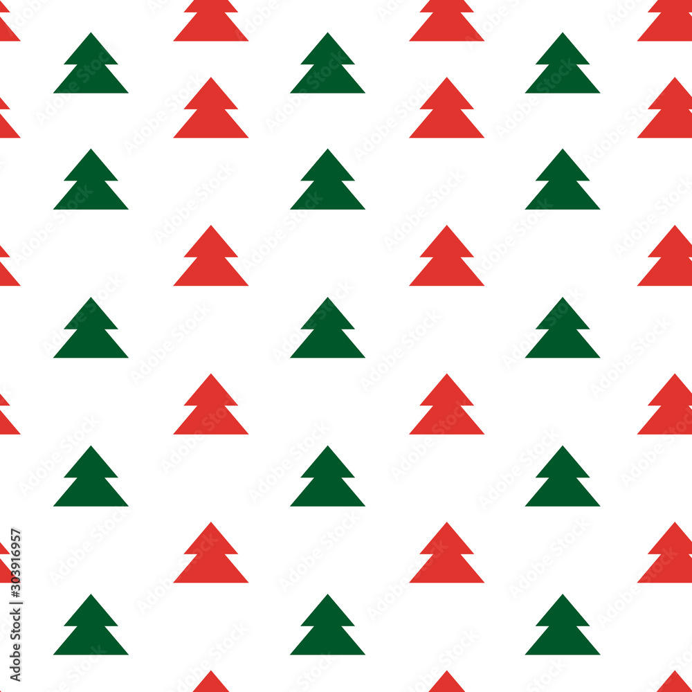 Seamless wrapping for cristmas and new year in red and green colors. Vector Seamless wrapping for cristmas and new year in red and green colors. Vector