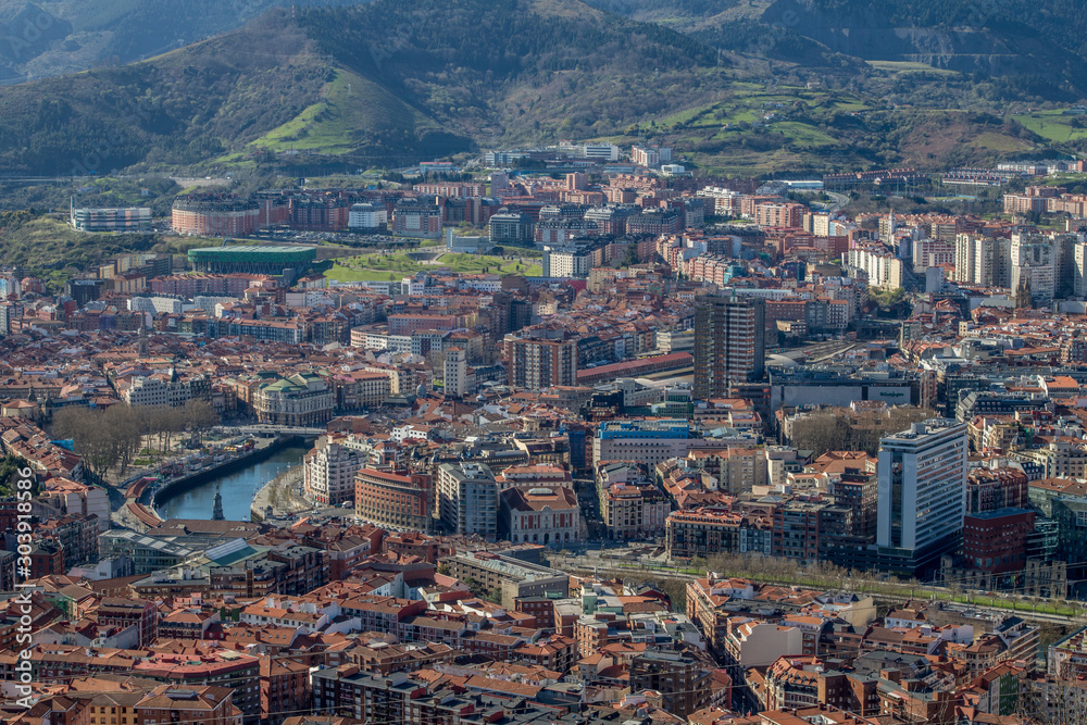 Blick auf Bilbao