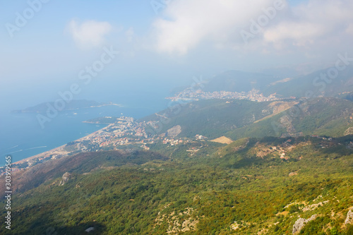 Montenegro, Rafailovici. The view on sea beach. © sarymsakov.com