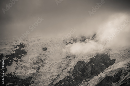 Berge Gipfel in Neuseeland mit Fernsicht