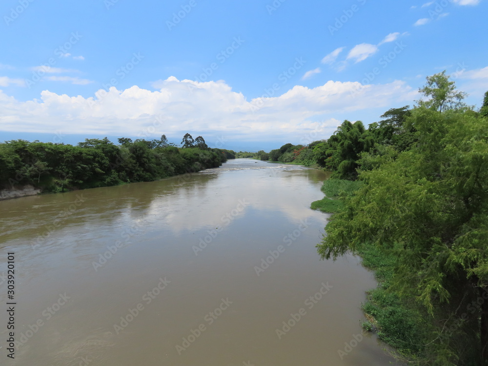 Paraíba River in the interior of São Paulo Brazil