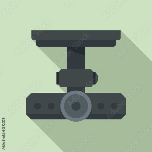Protection dvr camera icon. Flat illustration of protection dvr camera vector icon for web design