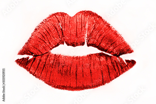 Obraz na płótnie Print of female sexual lips