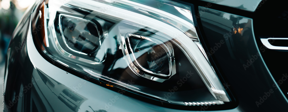 Detail light close up of on sport car. Detail light close up of on sport car.
