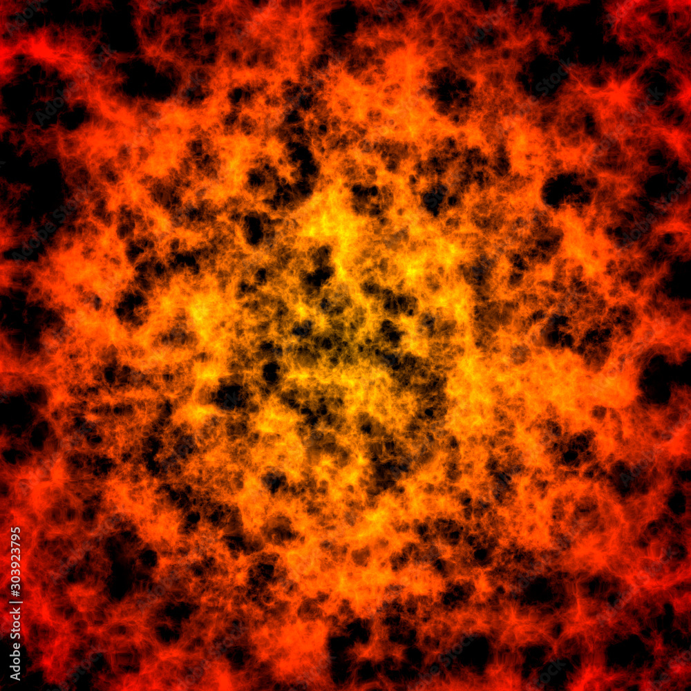 Abstract image of colored smoke on a black background. Print. Mix of two plastic orange and dark materials, diffusion concept. Abstract image of colored smoke on a black background. Print. Mix of two plastic orange and dark materials, diffusion concept.