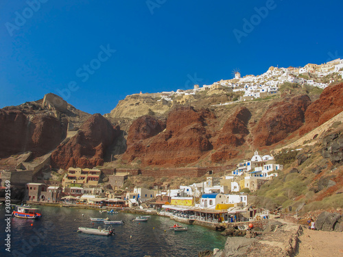 View from Oja seaside in Santorini Greece © Arild