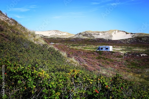 Caravan travelling 