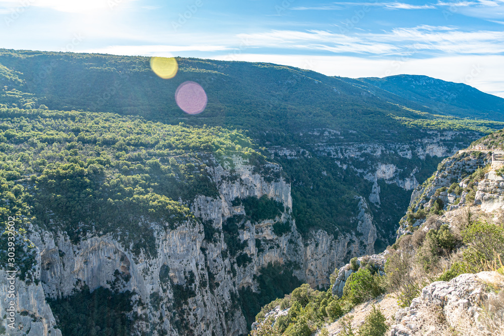 Φωτογραφία Gorges of Verdon canyon, South of france.