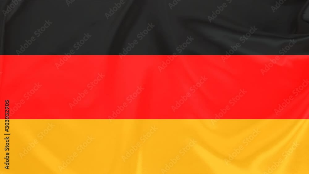 beautiful silk German flag draped with small folds, gently flowing, concept of public policy, economy, tourism, copy space beautiful silk German flag draped with small folds, gently flowing, concept of public policy, economy, tourism, copy space