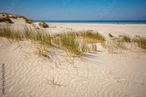 The beach of Schiermonnikoog, one of the West Frisian Islands, Northern Netherlands photo
