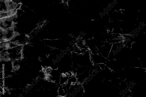 Black marble texture pattern background with abstract line structure design for cover book or brochure, poster, wallpaper background or realistic business