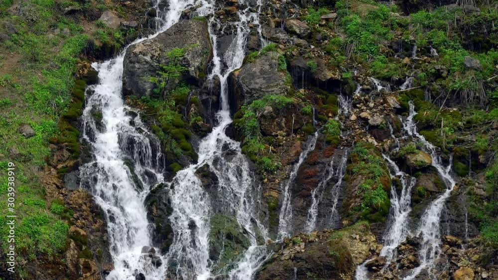 Aladaglar National Park waterfalls, waterfall in Aladaglar National Park in Turkey, Kapuzbasi waterfall Kayseri Turkey Aladaglar National Park waterfalls, waterfall in Aladaglar National Park in Turkey, Kapuzbasi waterfall Kayseri Turkey