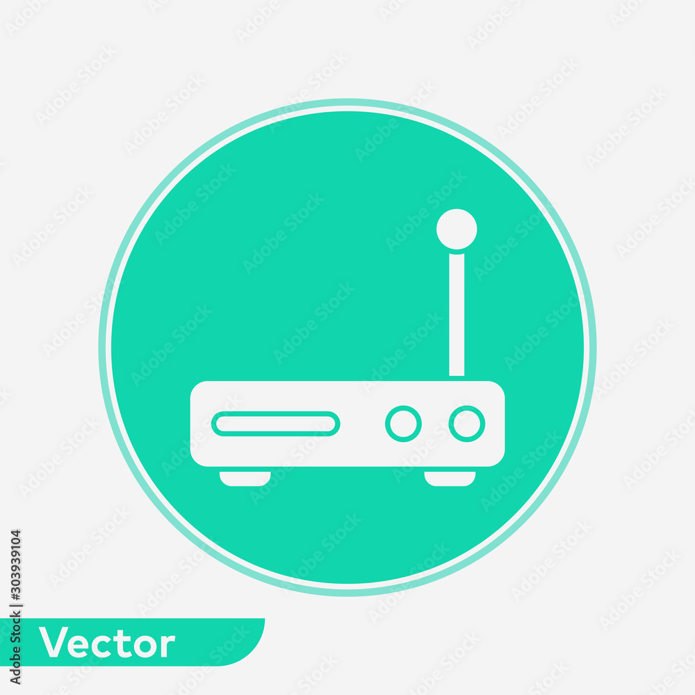 Modem vector icon sign symbol Modem vector icon sign symbol