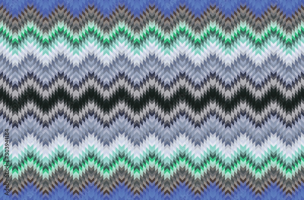 Pattern sweater christmas seamless background, retro textile.