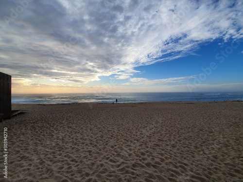 sunset on beach