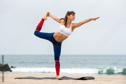 Physically fit woman