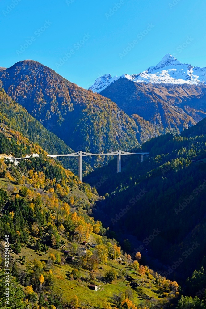 Ganter bridge at Simplon Pass