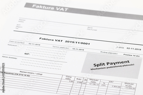 Obraz na płótnie Split Payment w salonie