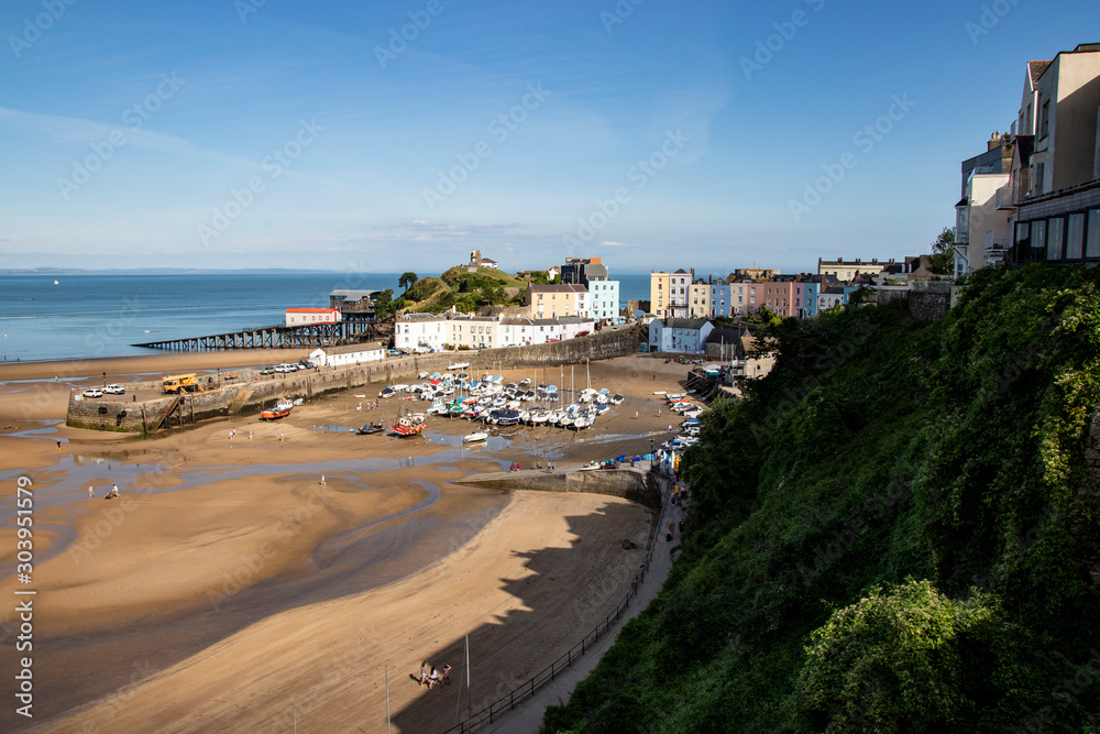 General view of Tenby South Beach