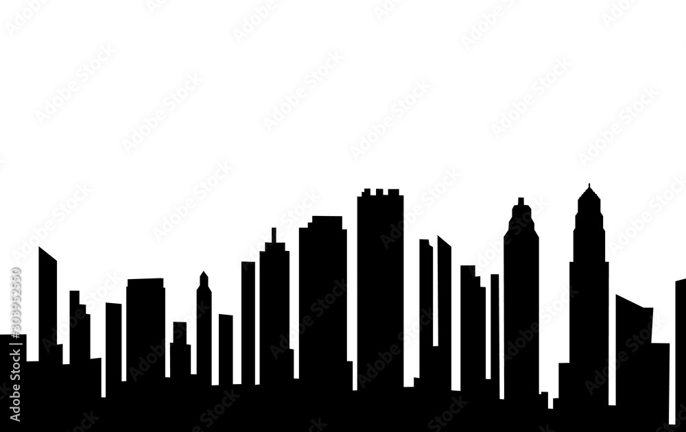 City icon on white background