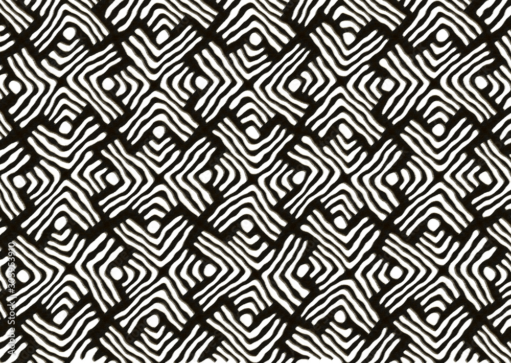 abstract geometric fabric pattern