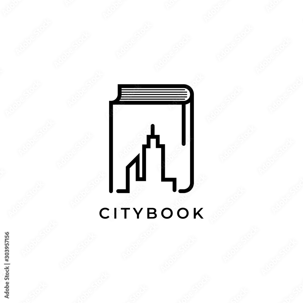 Construction book logo design symbol vector template Construction book logo design symbol vector template