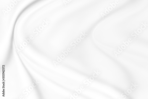 abstract smooth elegant white fabric texture background,flowing satin waves