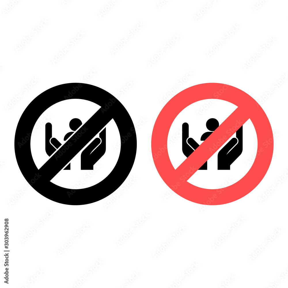 No care, customer icon. Simple glyph, flat vector of Business ban, prohibition, embargo, interdict, forbiddance icons for UI and UX, website or mobile application No care, customer icon. Simple glyph, flat vector of Business ban, prohibition, embargo, interdict, forbiddance icons for UI and UX, website or mobile application