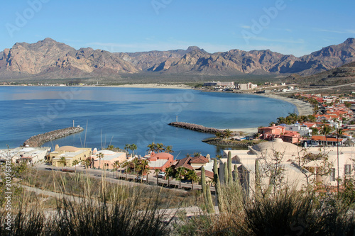 The town of  San Carlos on the Sea of Cortez, Mexico photo
