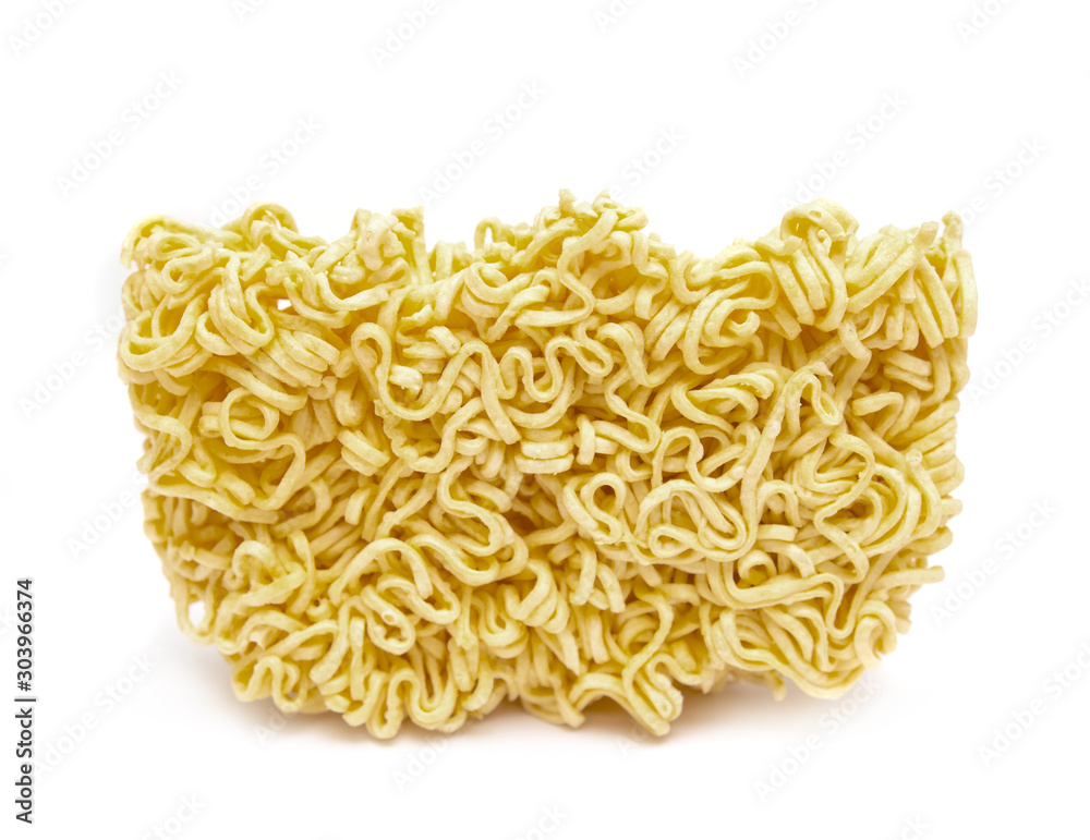 Instant noodles isolated on a white background. Instant noodles isolated on a white background.