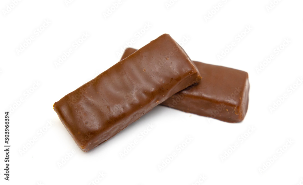Chocolate candy isolated on a white background. Chocolate candy isolated on a white background.