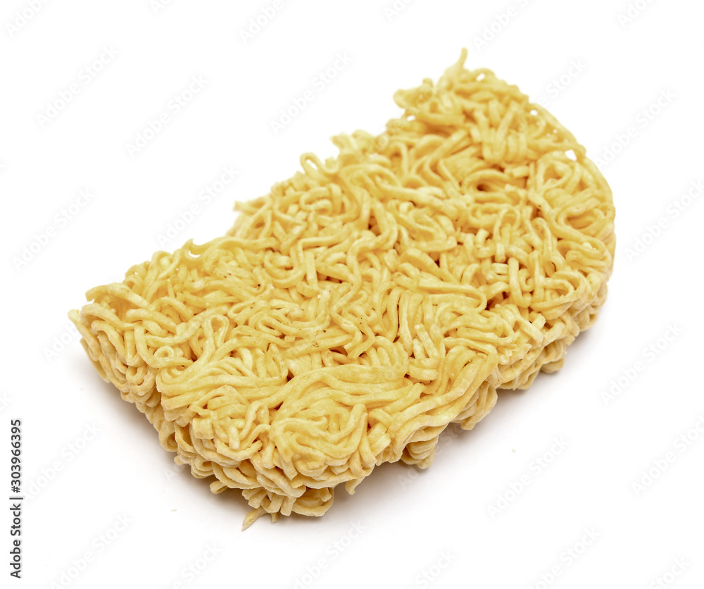 Instant noodles isolated on a white background. Instant noodles isolated on a white background.