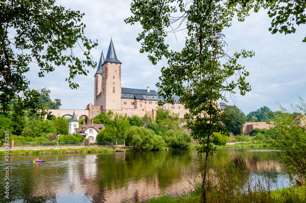 Naklejka premium Rochlitz Schloss, Muldental - Grimma, Leipzig, Sachsen