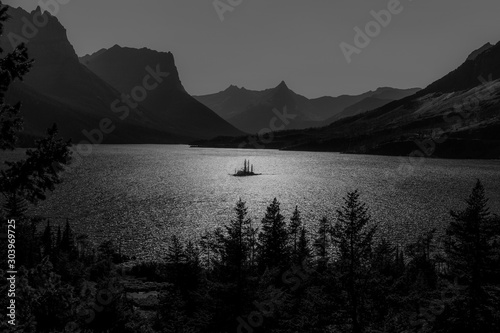 Wild Goose Island Glacier Park photo