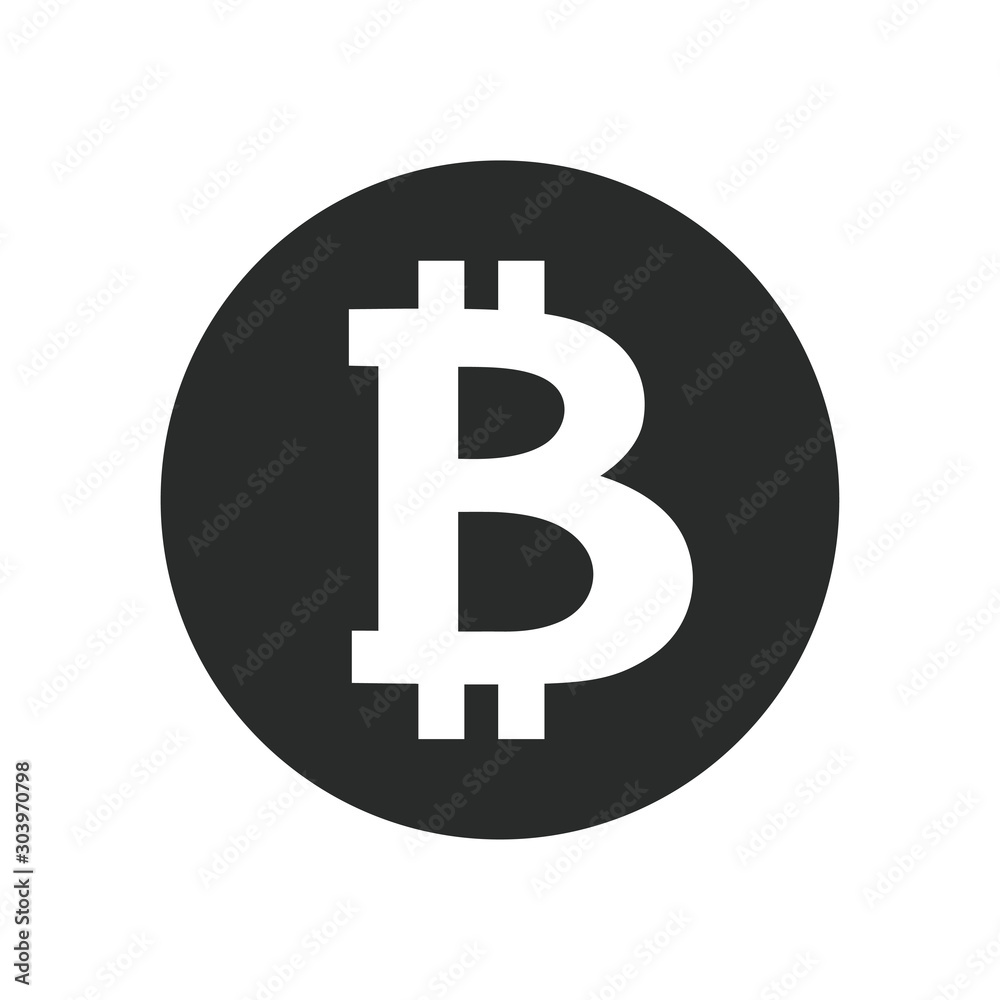 bitcoin currency icon vector design illustration bitcoin currency icon vector design illustration