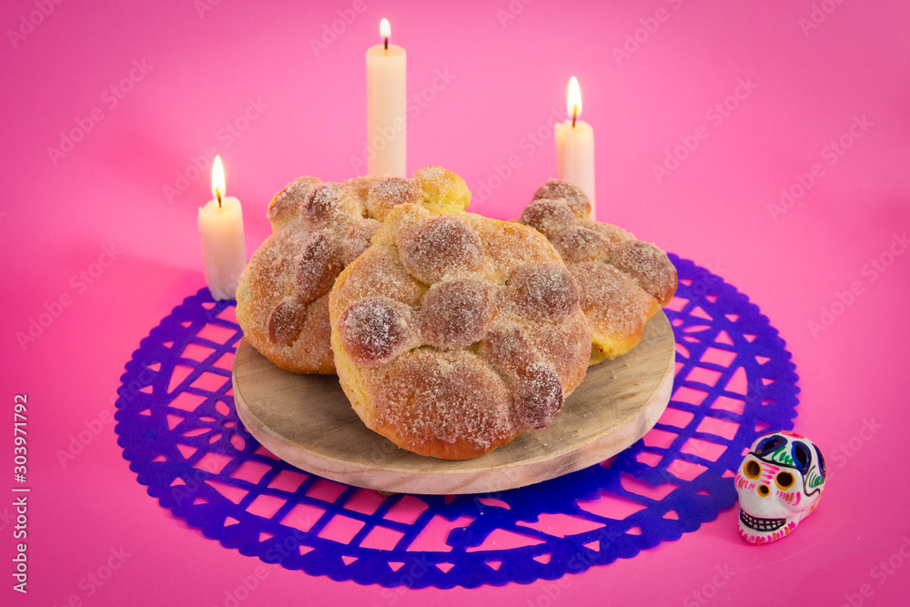 Fotografie day of the dead bread