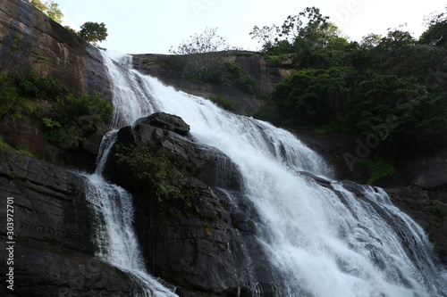 kutralam waterfall in Tamil Nadu India.