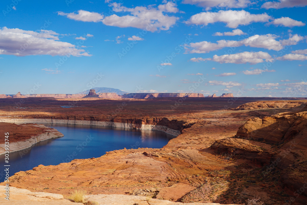 The beautiful colors of Autumn in the Lake Powell area of Northern Arizona.