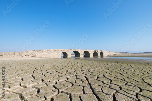 ancient stone arch bridge