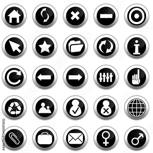 Webpage icons collection