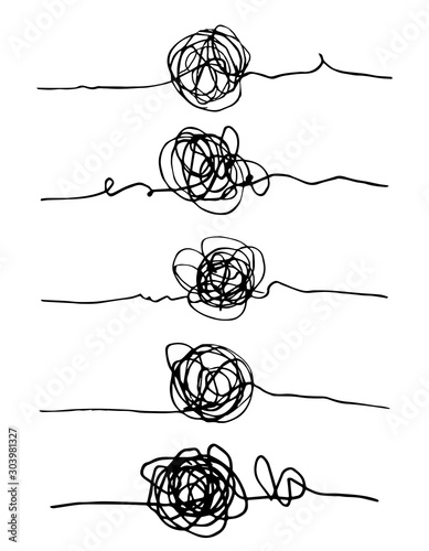 hand drawn scribble sketch circle object. Tangled grungy round scribble. isolated on white background