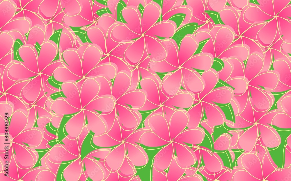 seamless floral pattern with flowers background