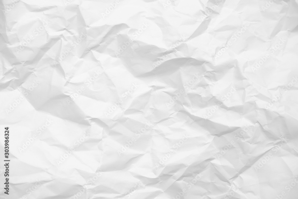 White crumpled paper texture background. White crumpled paper texture background.