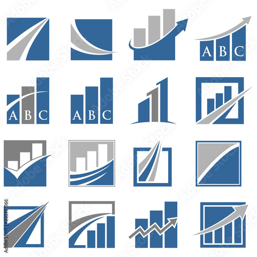 finance logo icon vector design symbol