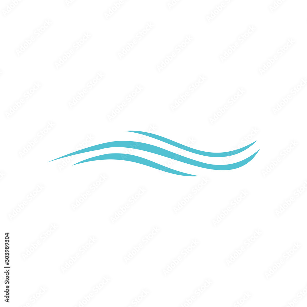 water wave logo icon vector design symbol water wave logo icon vector design symbol